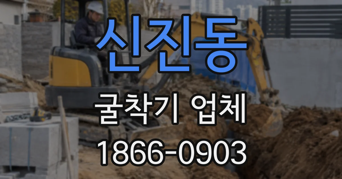 신진동 굴착기 업체