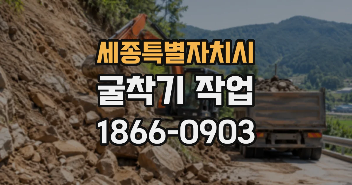세종특별자치시 굴착기작업