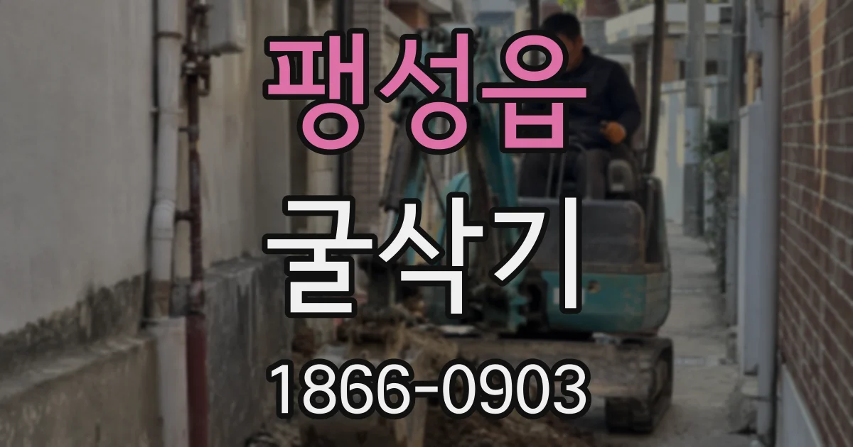팽성읍 굴삭기