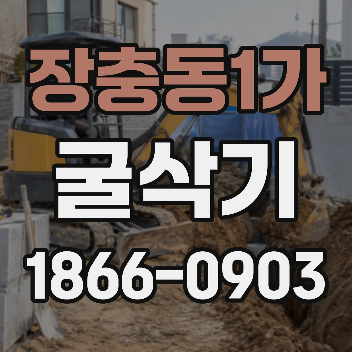 장충동1가 굴삭기