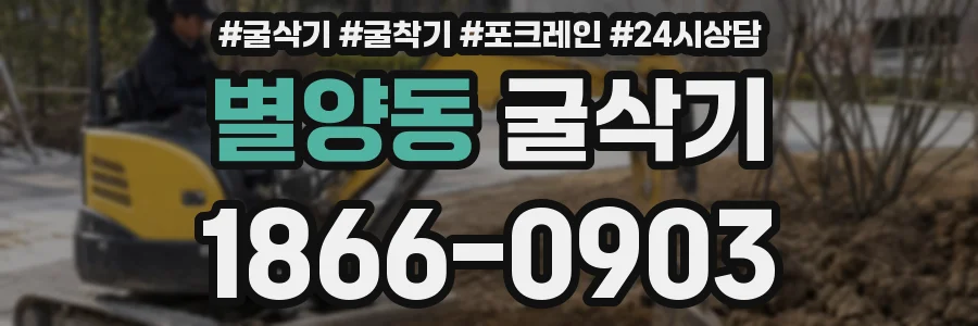 별양동 굴삭기