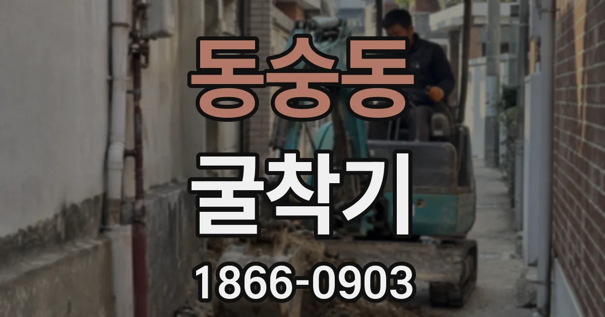 동숭동 굴착기