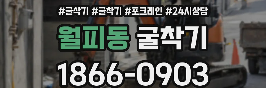 월피동 굴착기