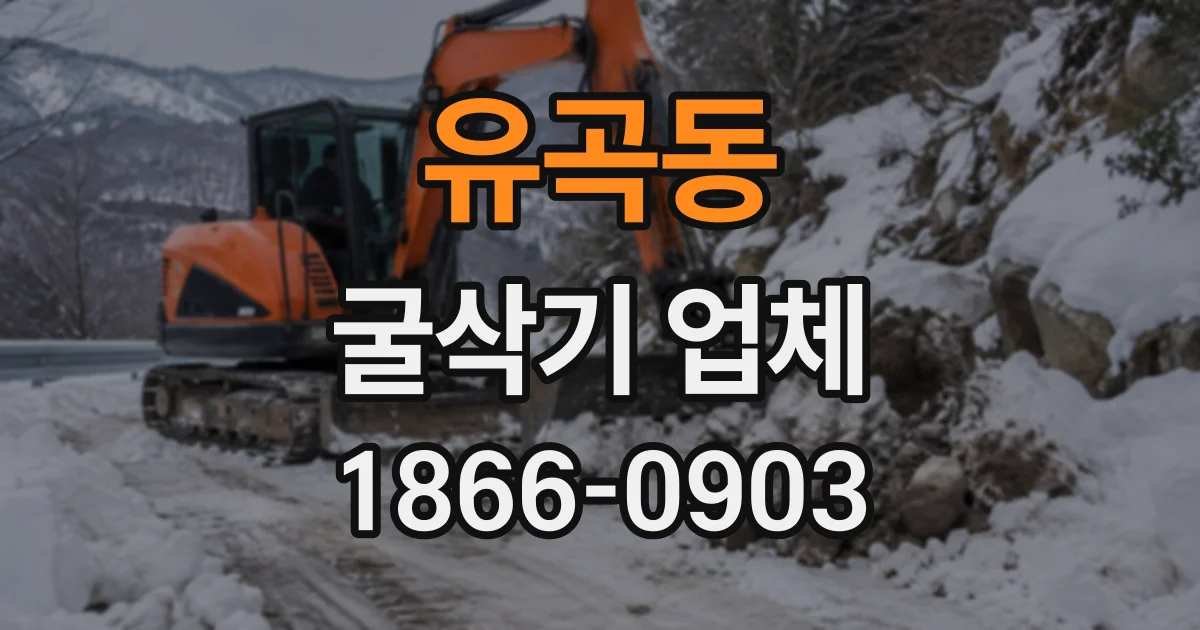 유곡동 굴삭기업체