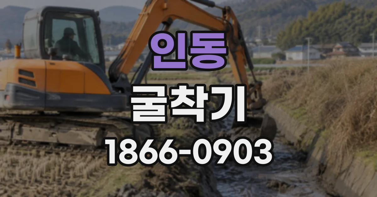 인동 굴착기