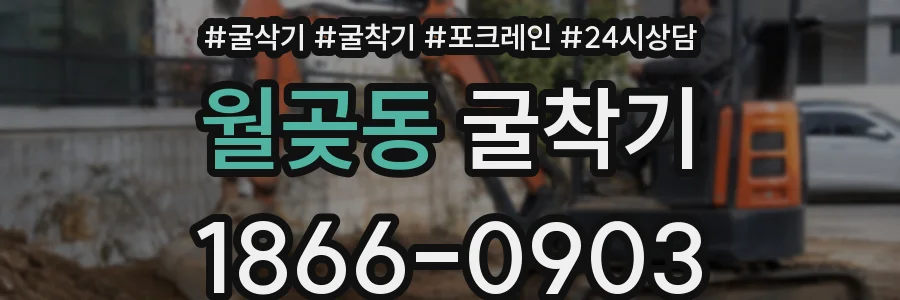 월곶동 굴착기