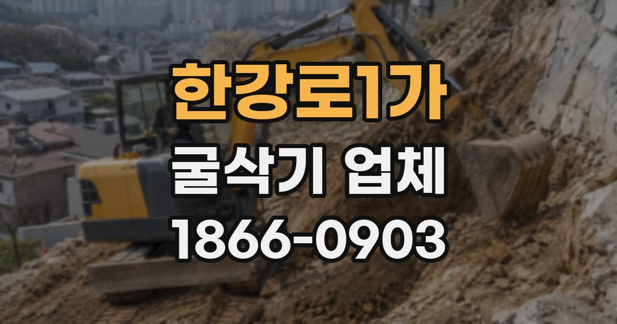 한강로1가 굴삭기 업체