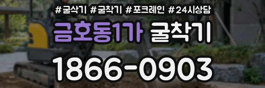 금호동1가 굴착기