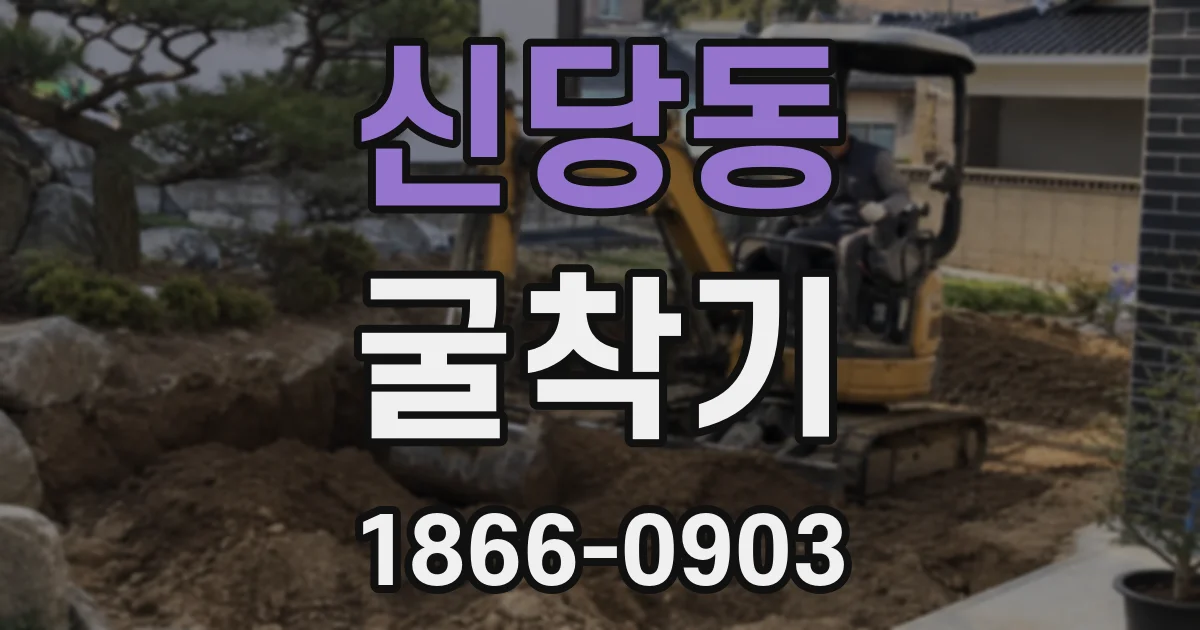 신당동 굴착기
