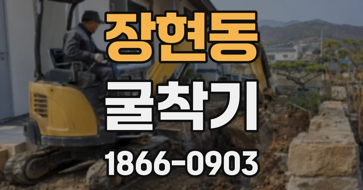 장현동 굴착기