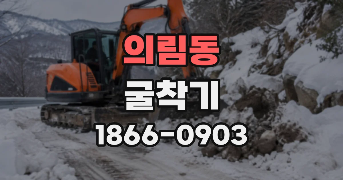 의림동 굴착기
