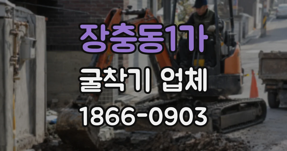장충동1가 굴착기 업체