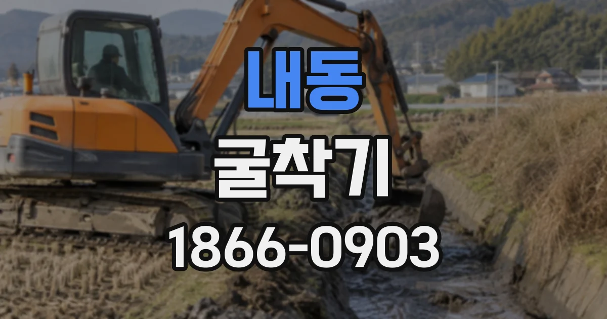 내동 굴착기