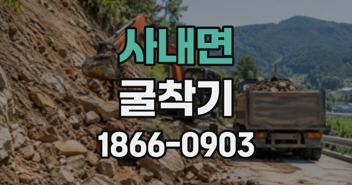 사내면 굴착기