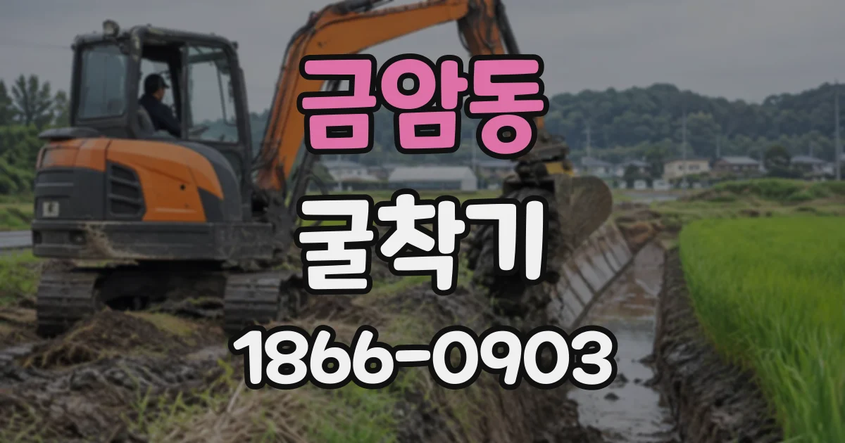 금암동 굴착기