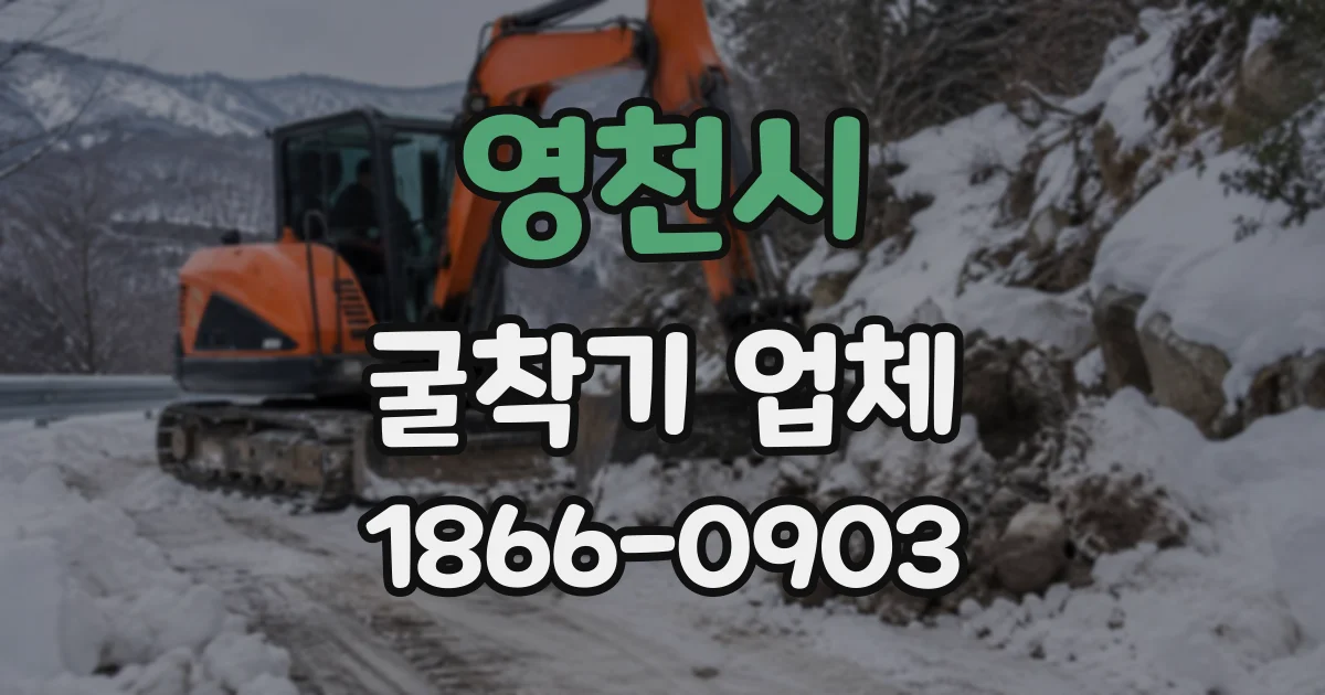 영천시 굴착기업체