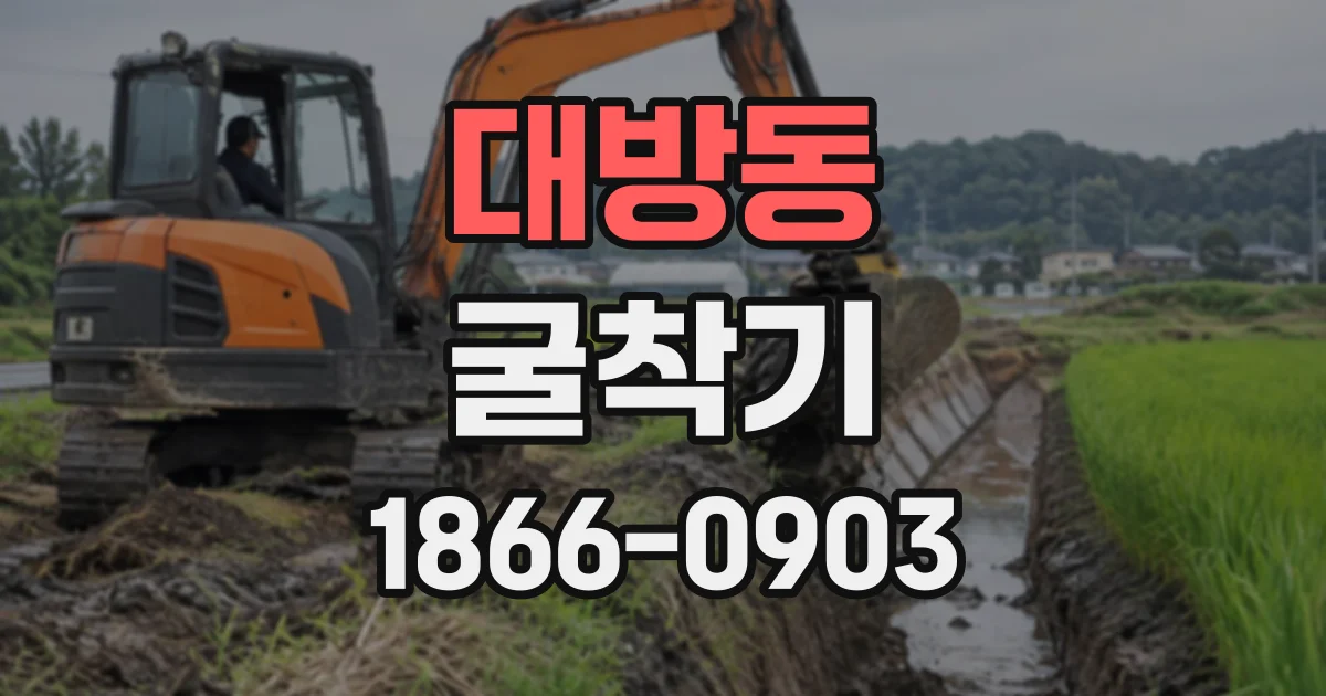 대방동 굴착기