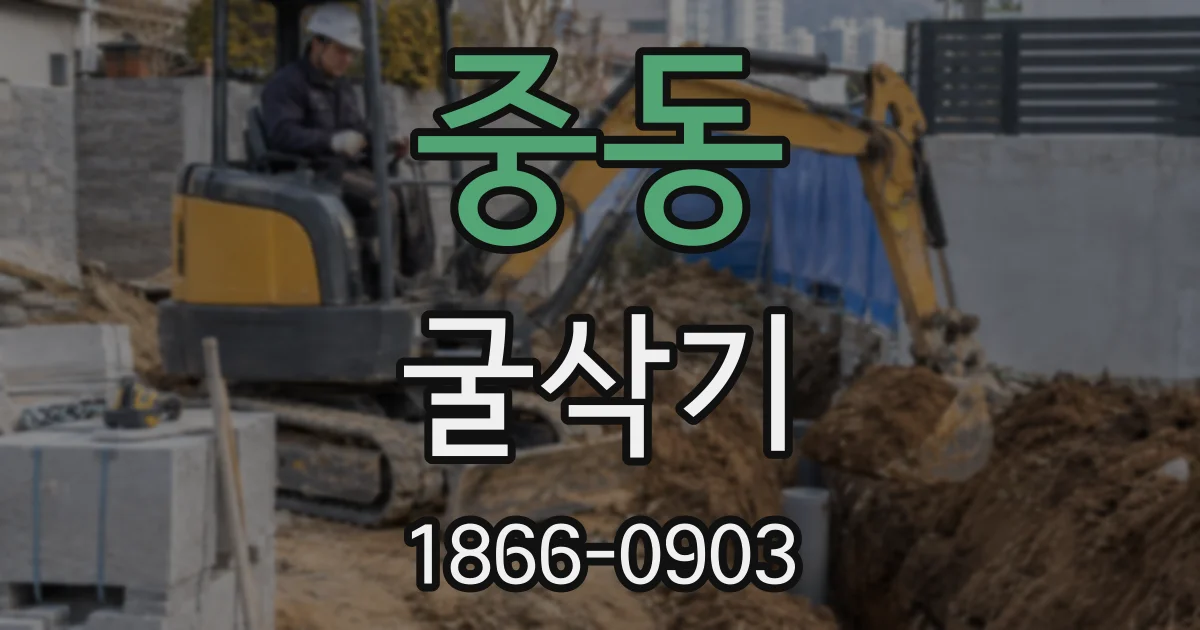 중동 굴삭기
