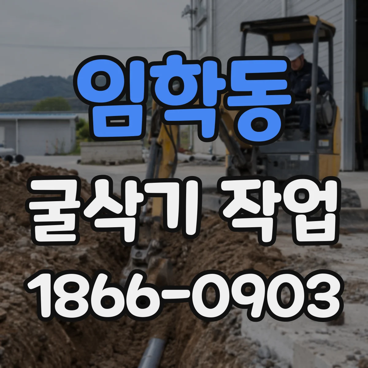 임학동 굴삭기 작업