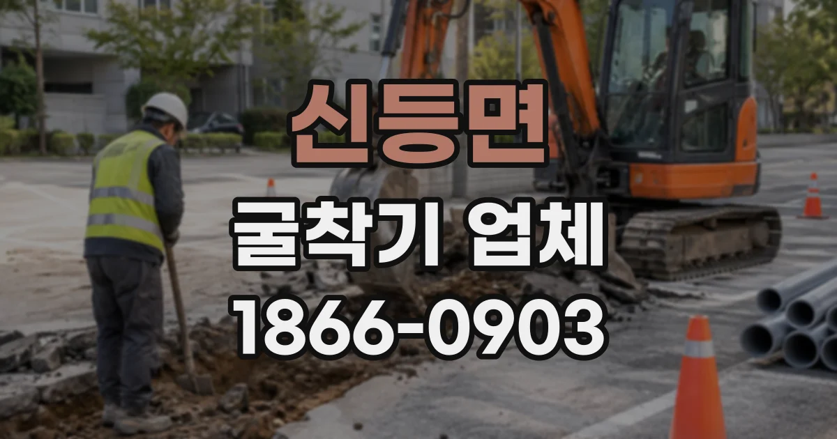 신등면 굴착기업체