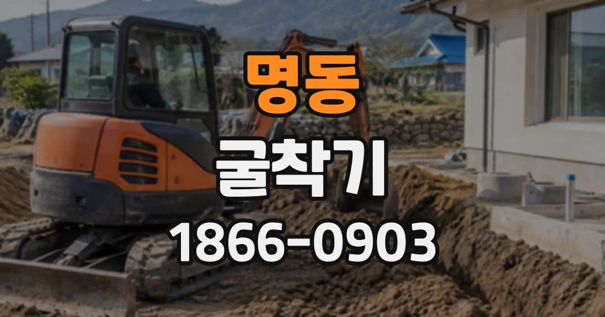 명동 굴착기