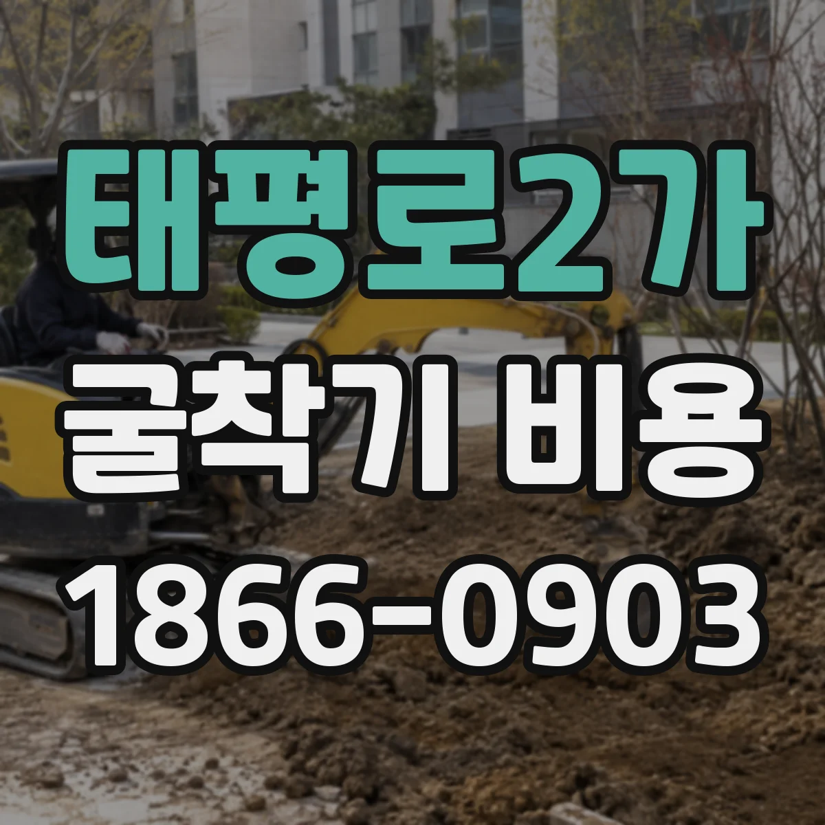 태평로2가 굴착기 비용