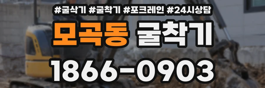 모곡동 굴착기