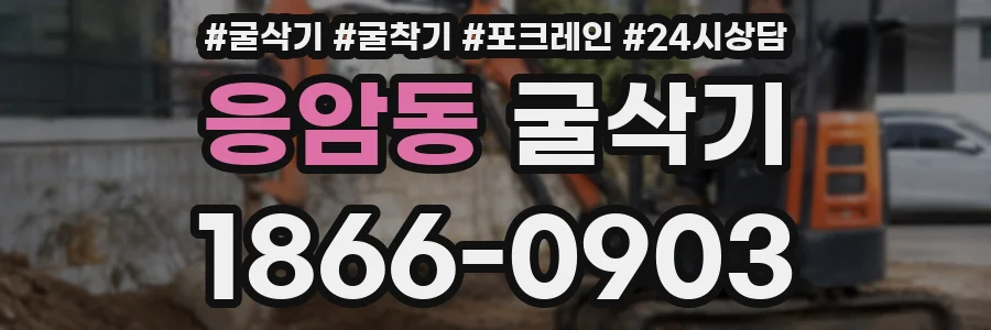 응암동 굴삭기