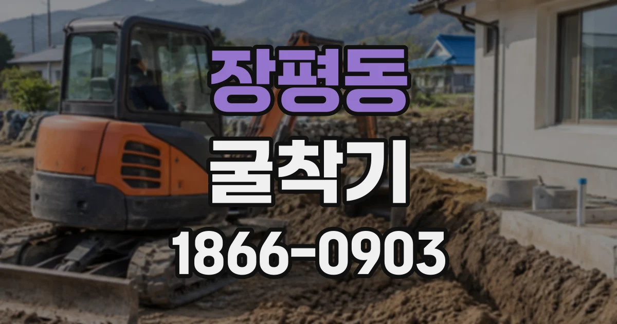 장평동 굴착기
