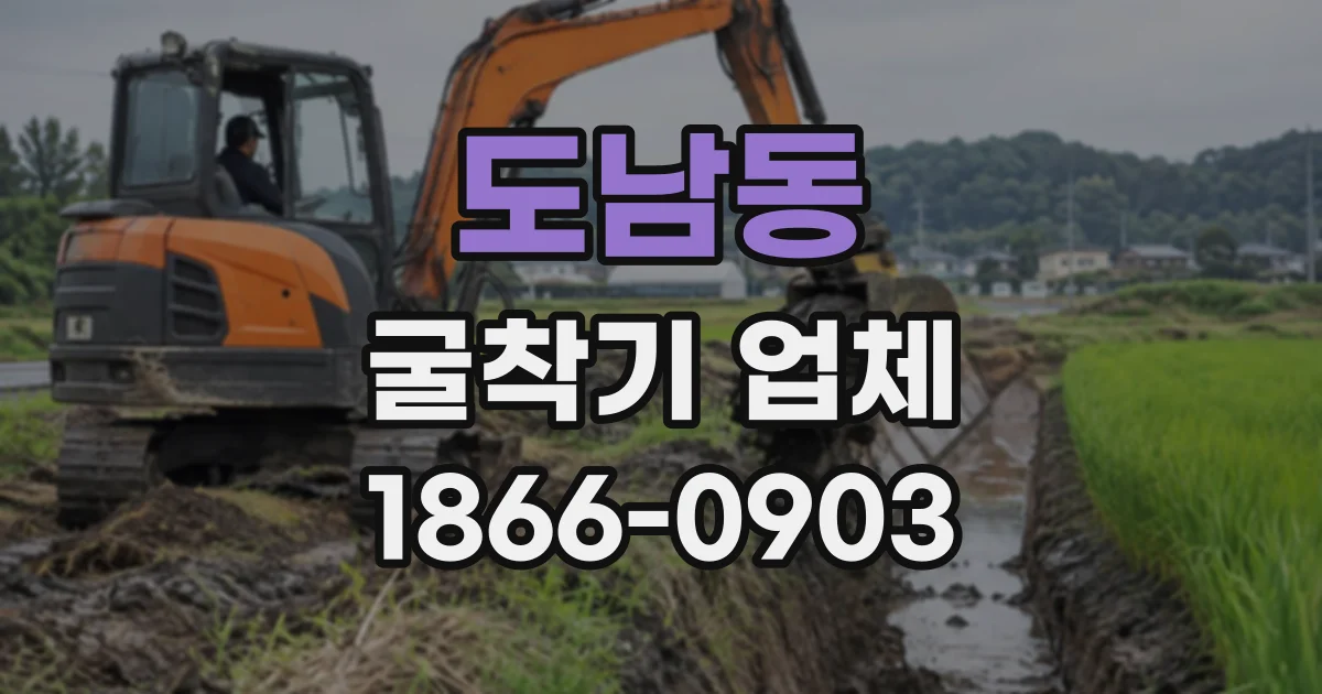 도남동 굴착기업체