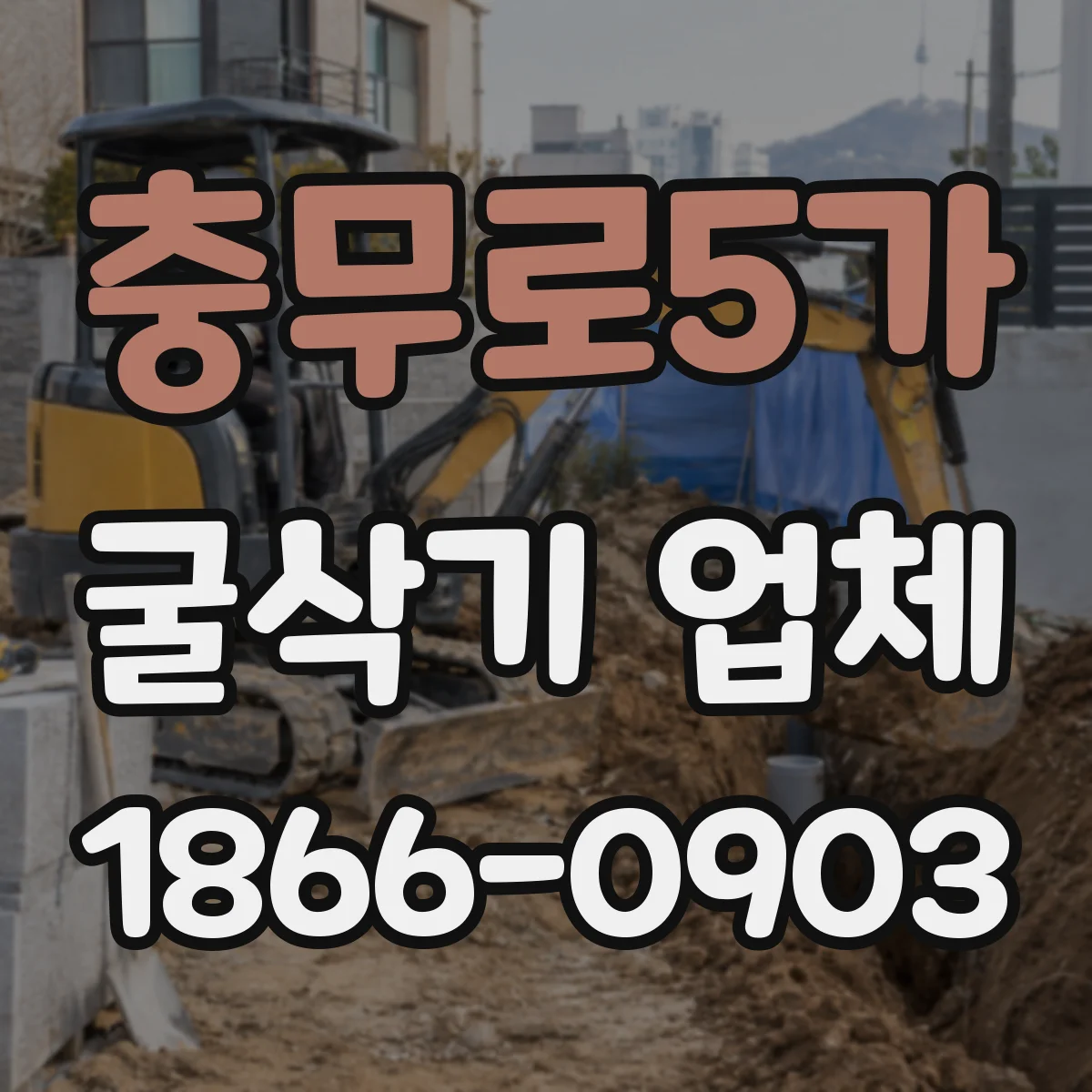 충무로5가 굴삭기 업체