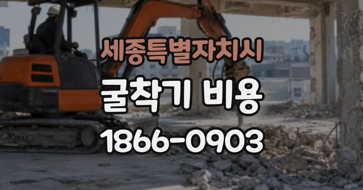 세종특별자치시 굴착기비용