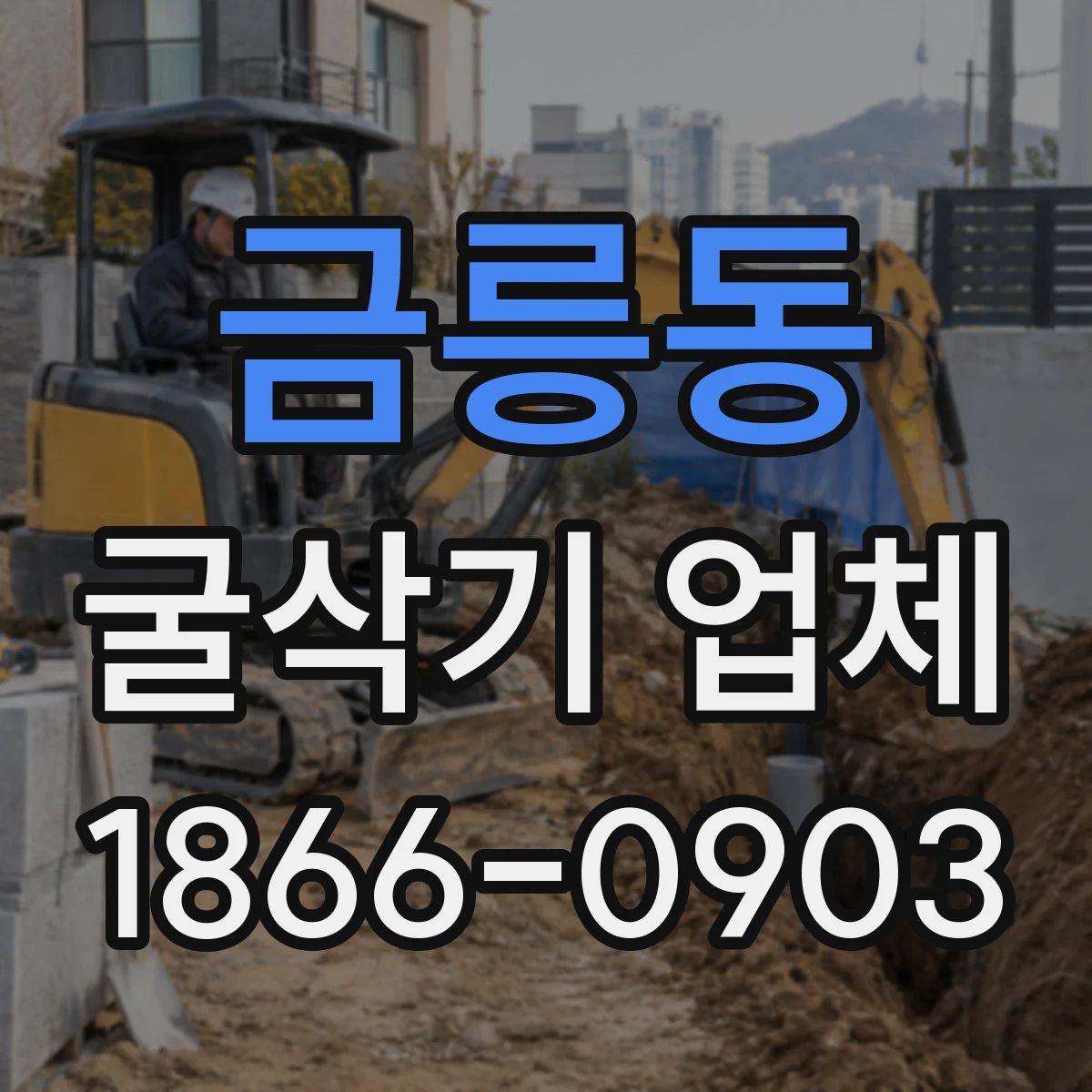금릉동 굴삭기 업체
