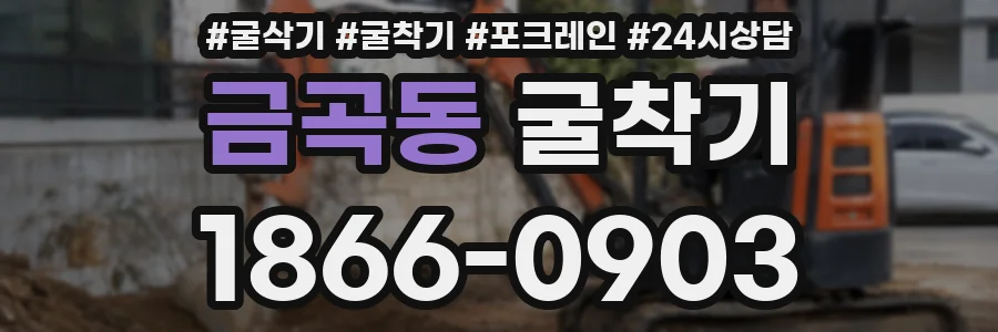 금곡동 굴착기
