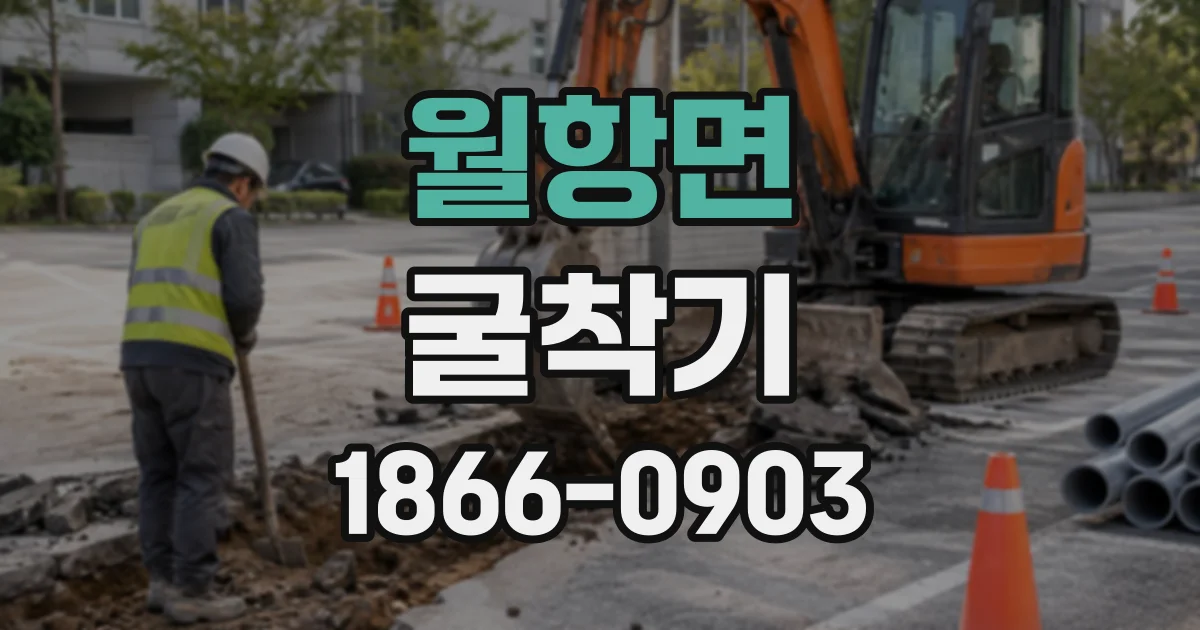 월항면 굴착기