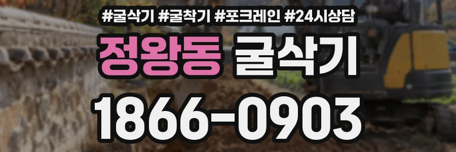 정왕동 굴삭기