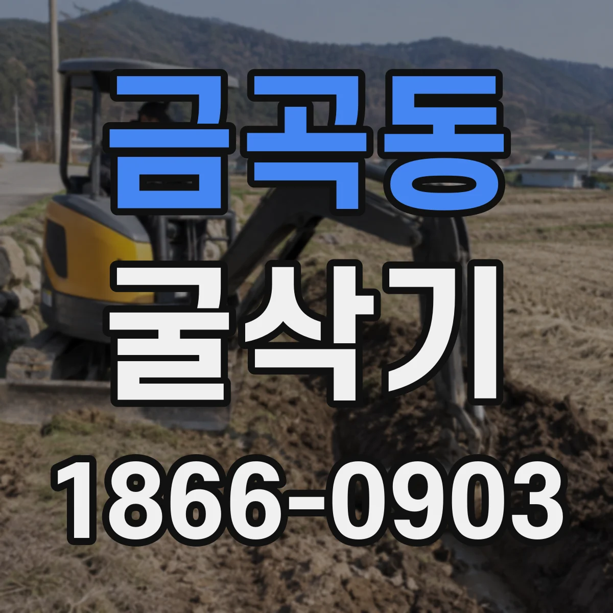 금곡동 굴삭기