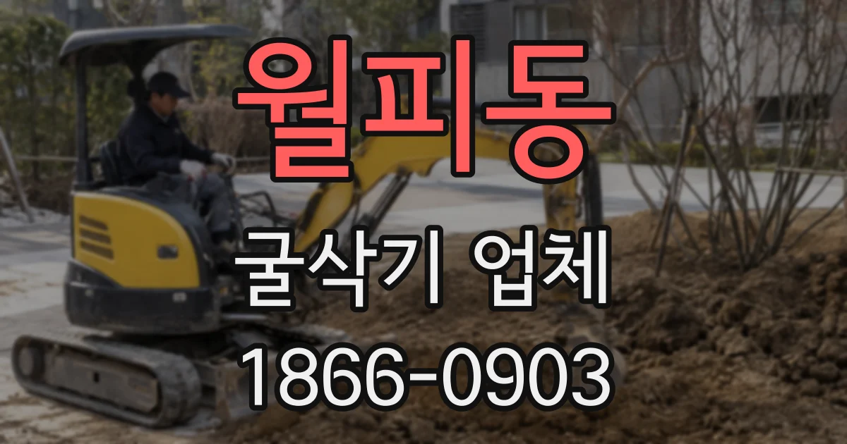 월피동 굴삭기 업체