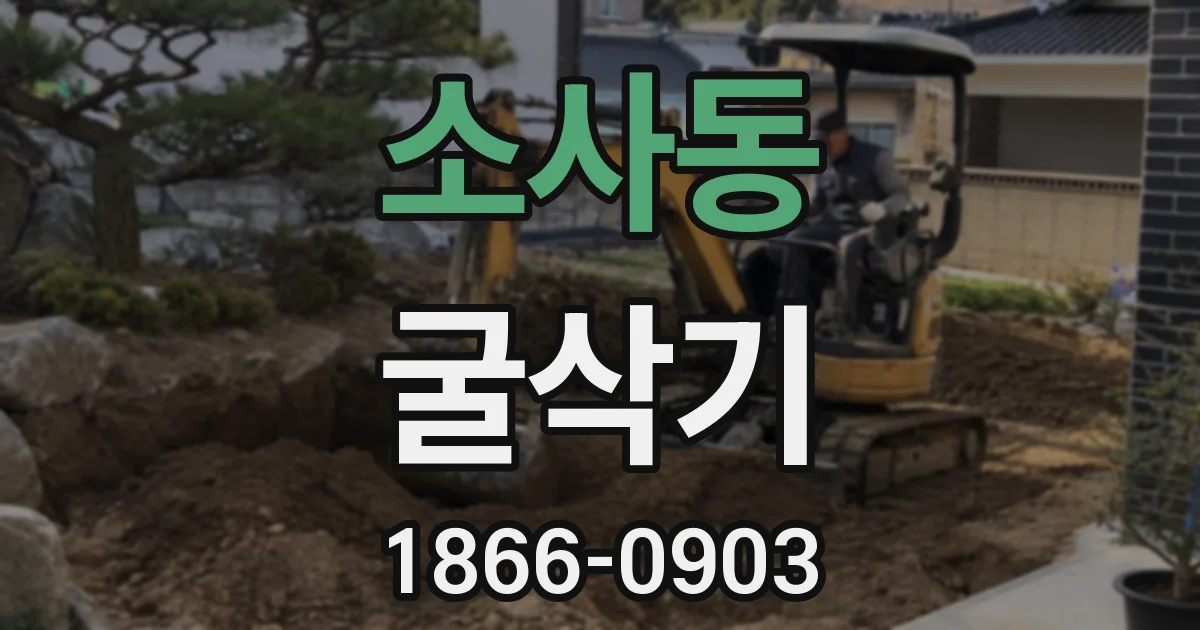 소사동 굴삭기