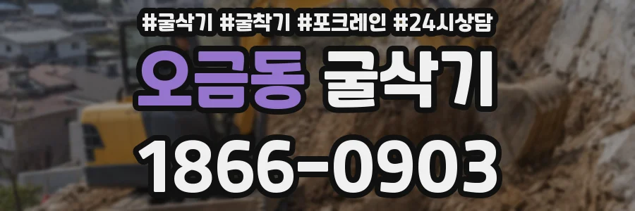 오금동 굴삭기