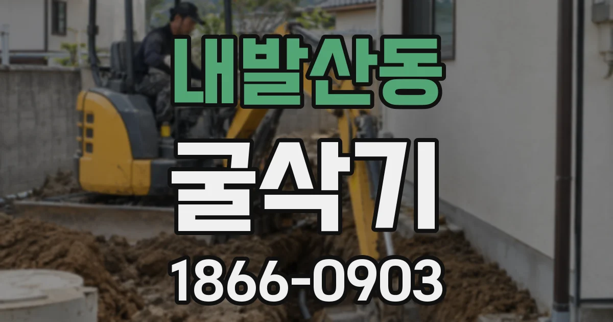 내발산동 굴삭기