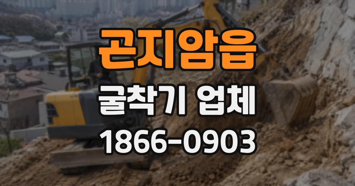곤지암읍 굴착기 업체