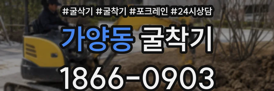 가양동 굴착기