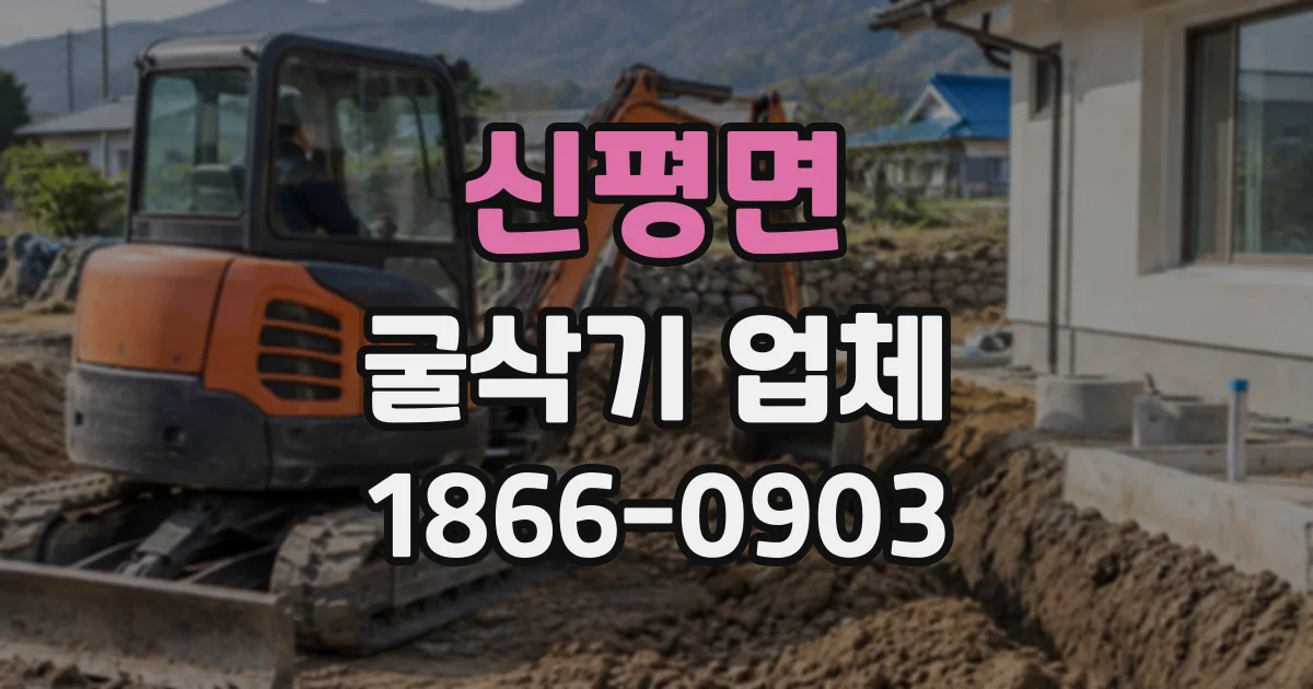 신평면 굴삭기업체