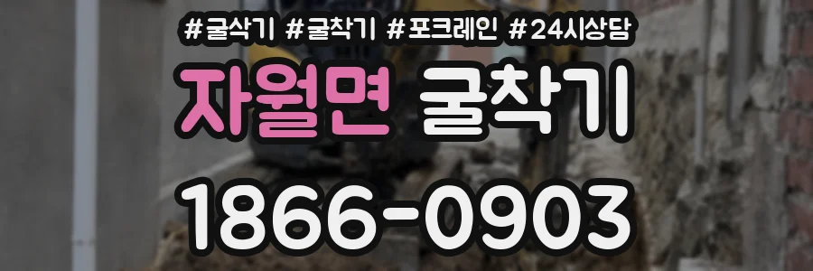 자월면 굴착기