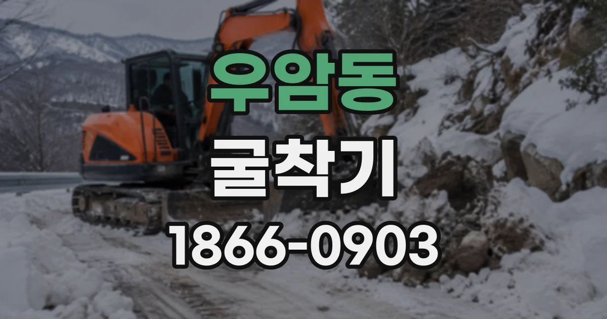 우암동 굴착기