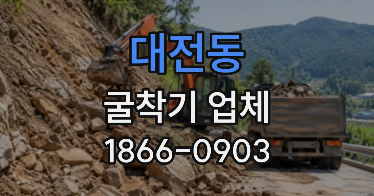 대전동 굴착기업체
