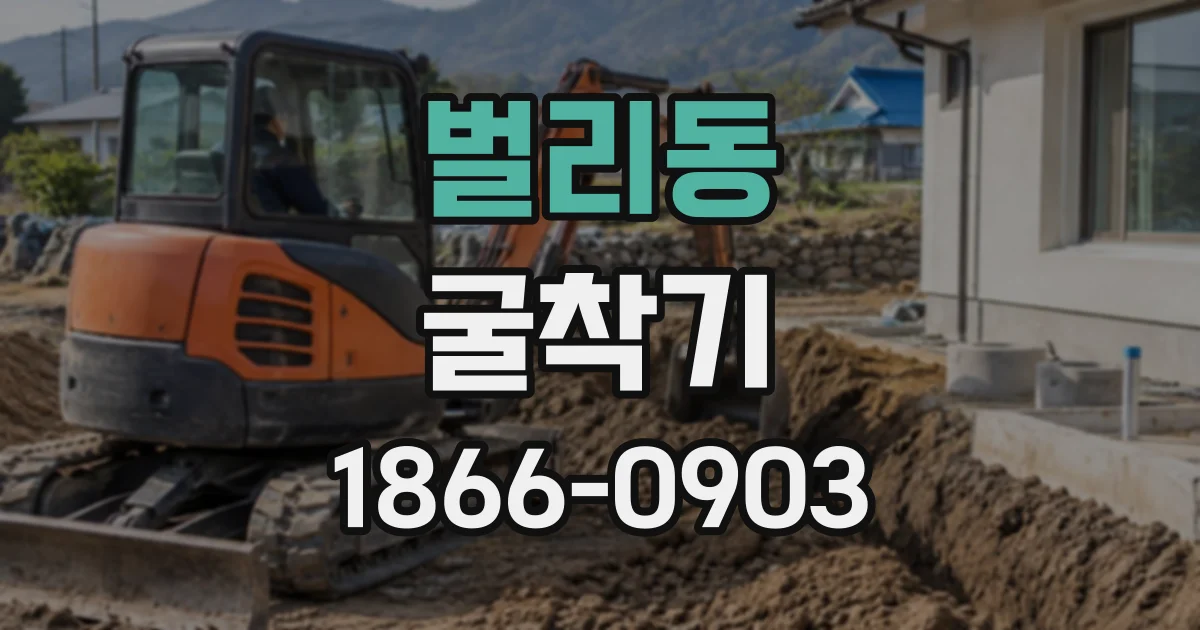 벌리동 굴착기