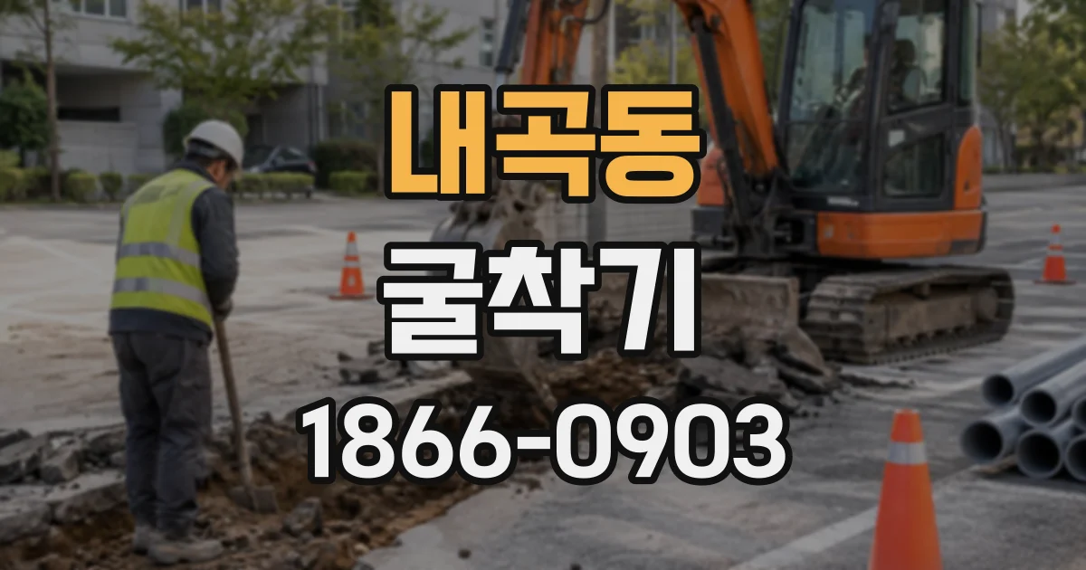 내곡동 굴착기
