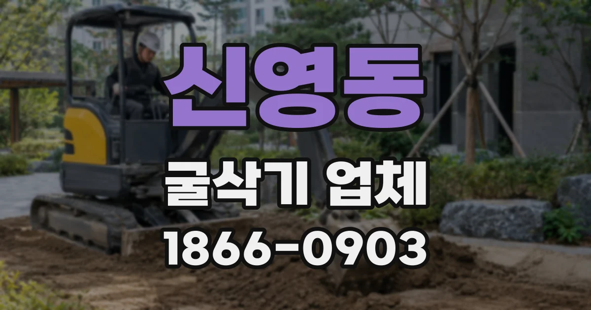 신영동 굴삭기 업체